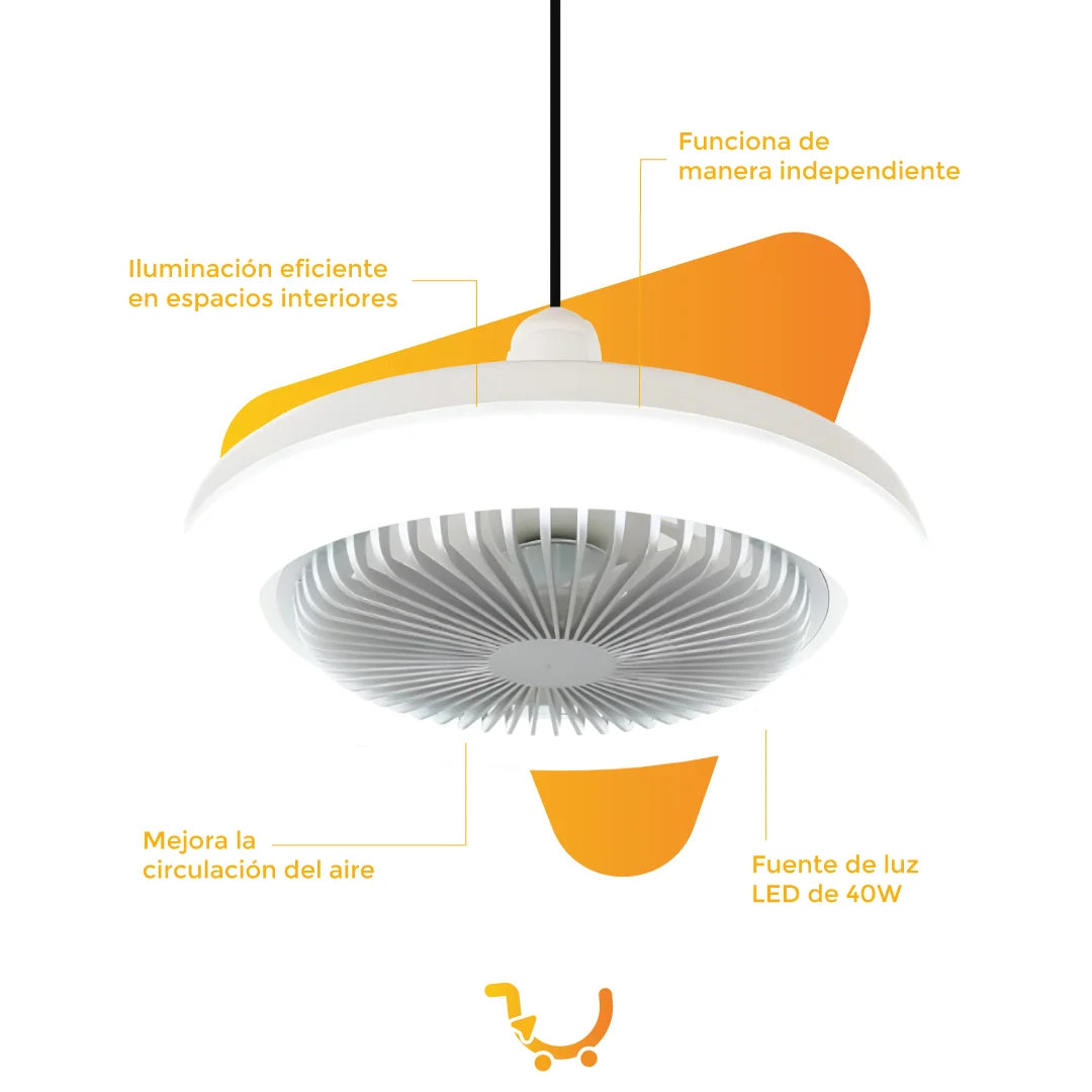 BOMBILLO VENTILADOR LED LAMPARA CONTROL