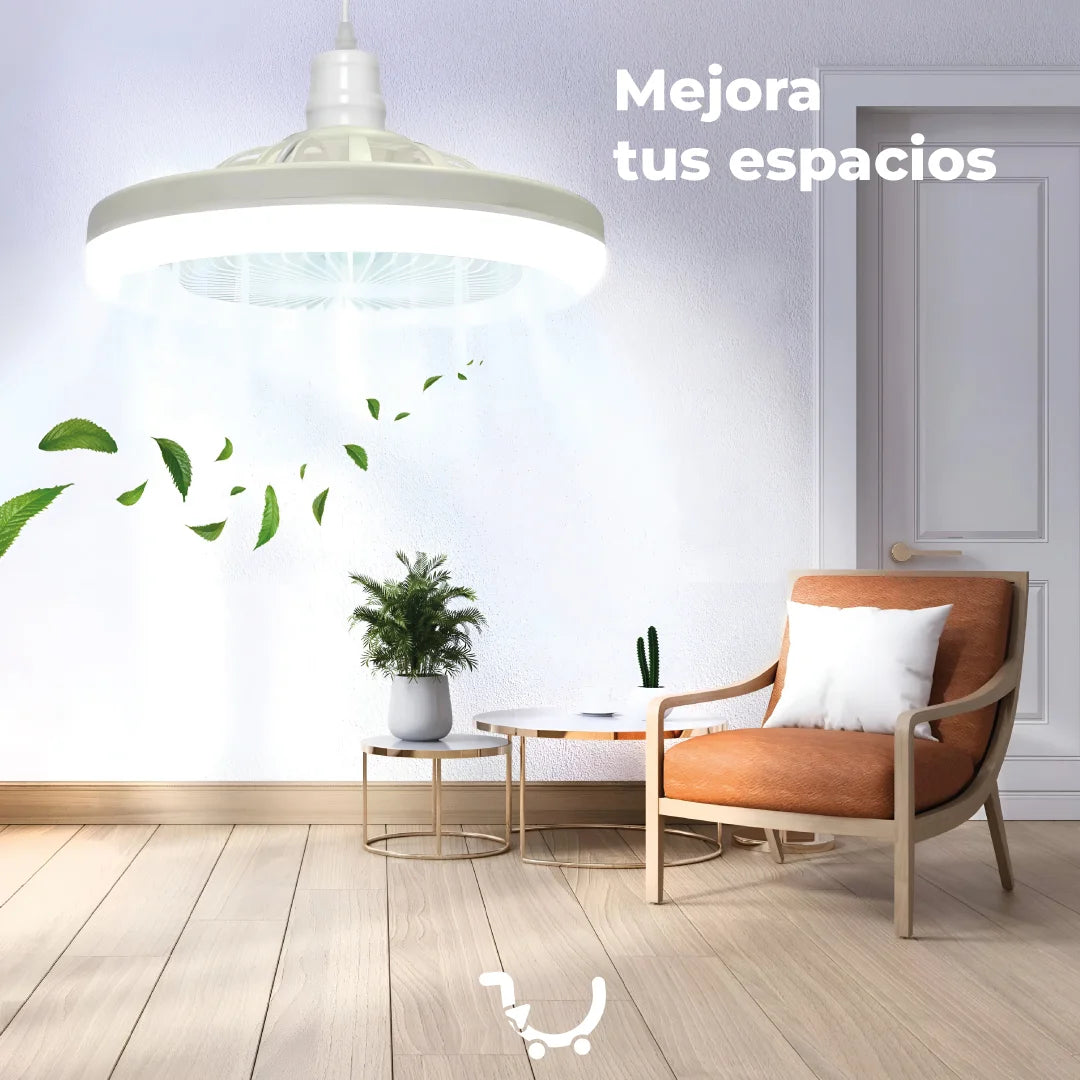 BOMBILLO VENTILADOR LED LAMPARA CONTROL