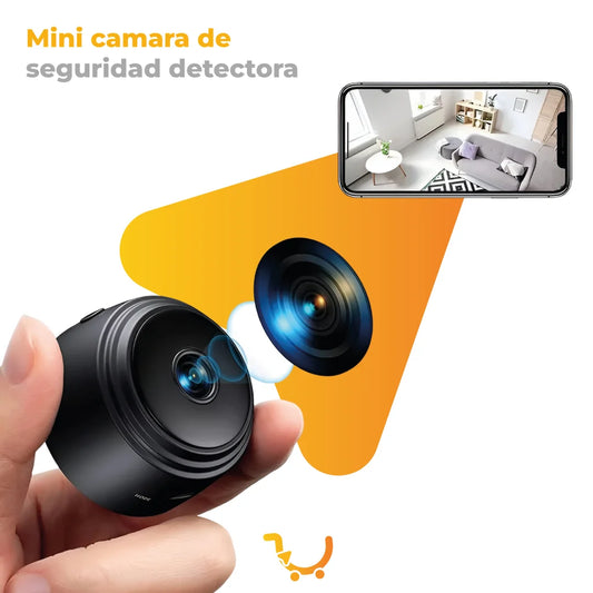 MINI CAMARA DE SEGURIDAD DETECTORA