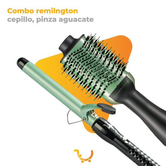COMBO REMILNGTON CEPILLO, PINZA AGUACATE