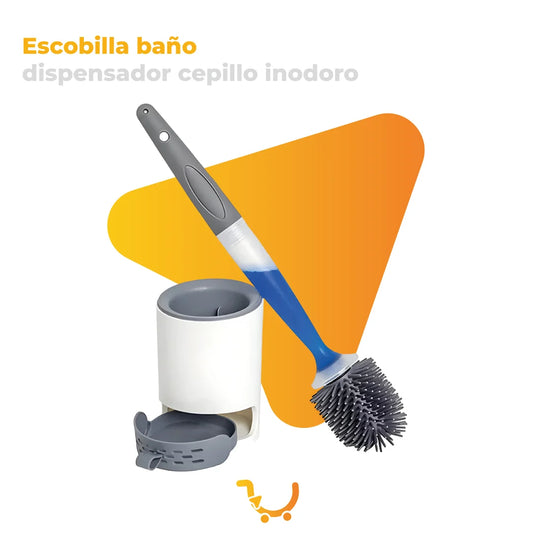 ESCOBILLA BAÑO DISPENSADOR CEPILLO INODORO