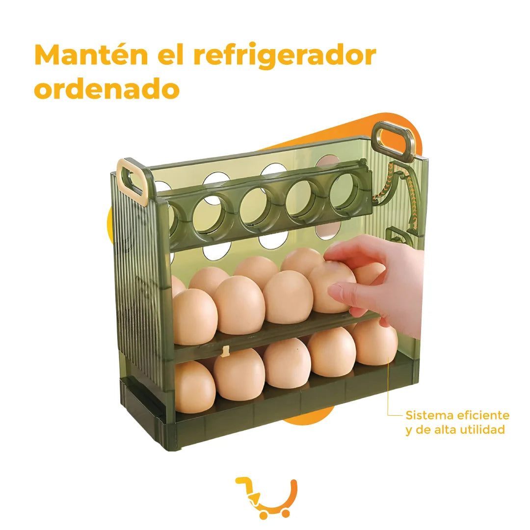 CAJA ESTANTE ALMACENAMIENTO DE HUEVOS