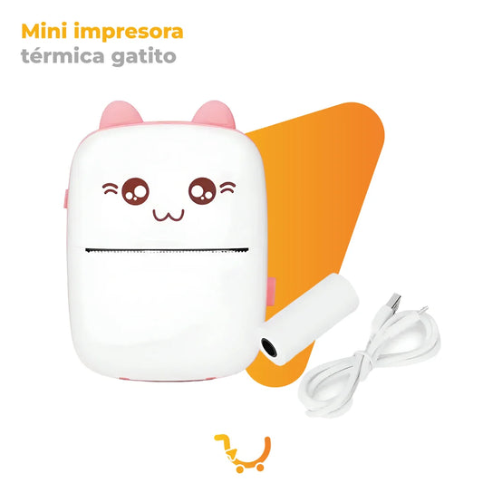 MINI IMPRESORA TÉRMICA GATITO