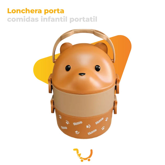 LONCHERA PORTA COMIDAS INFANTIL PORTATIL