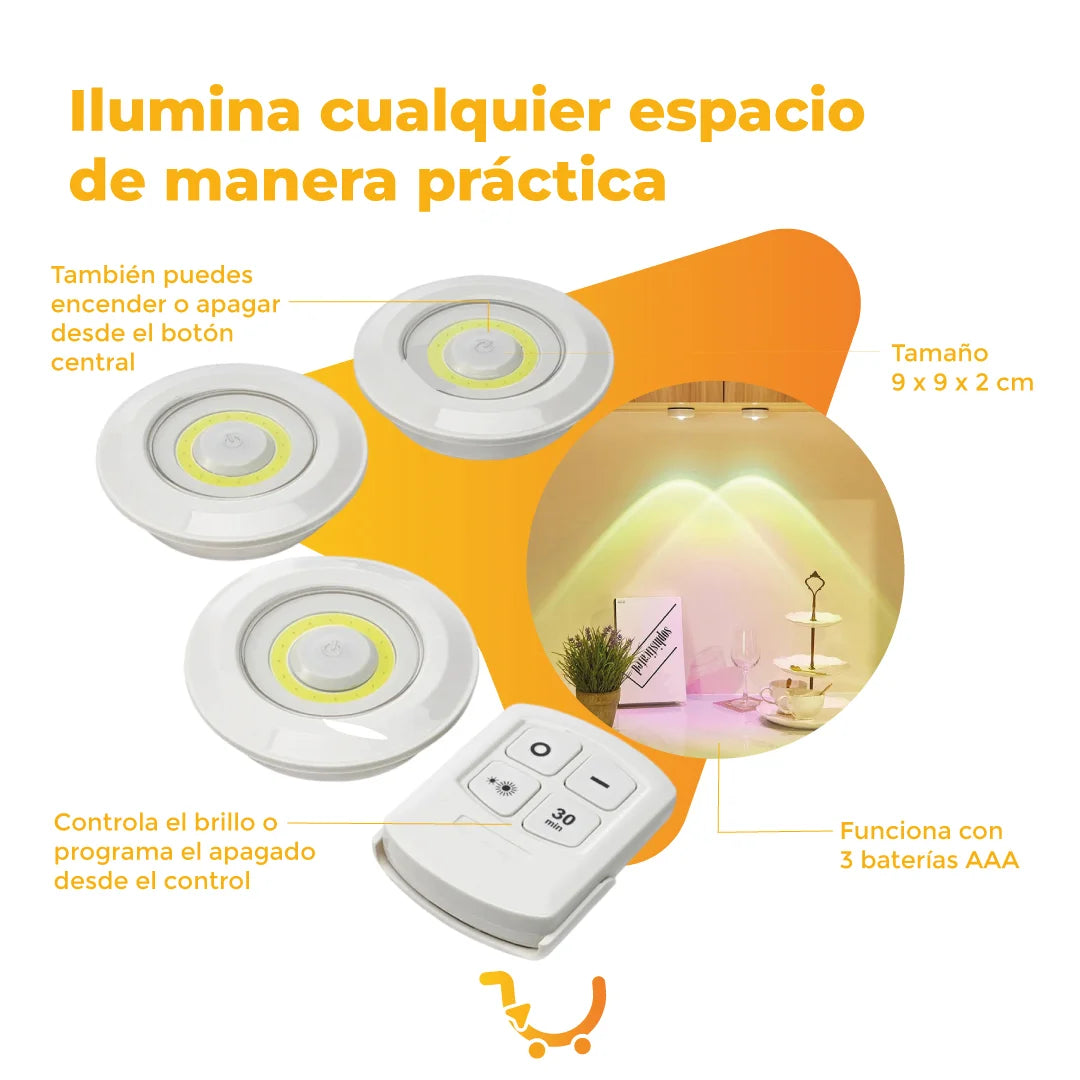 LUCES LED INALÁMBRICAS
