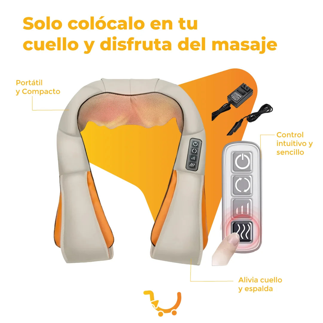 MASAJEADOR CERVICAL ANTIROJO ANTI DOLOR