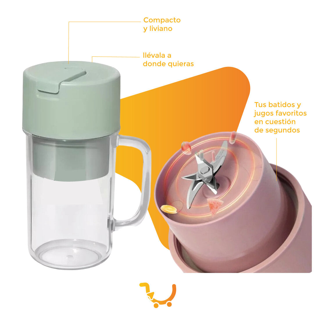 MINI LICUADORA JUICER PORTATIL VASO