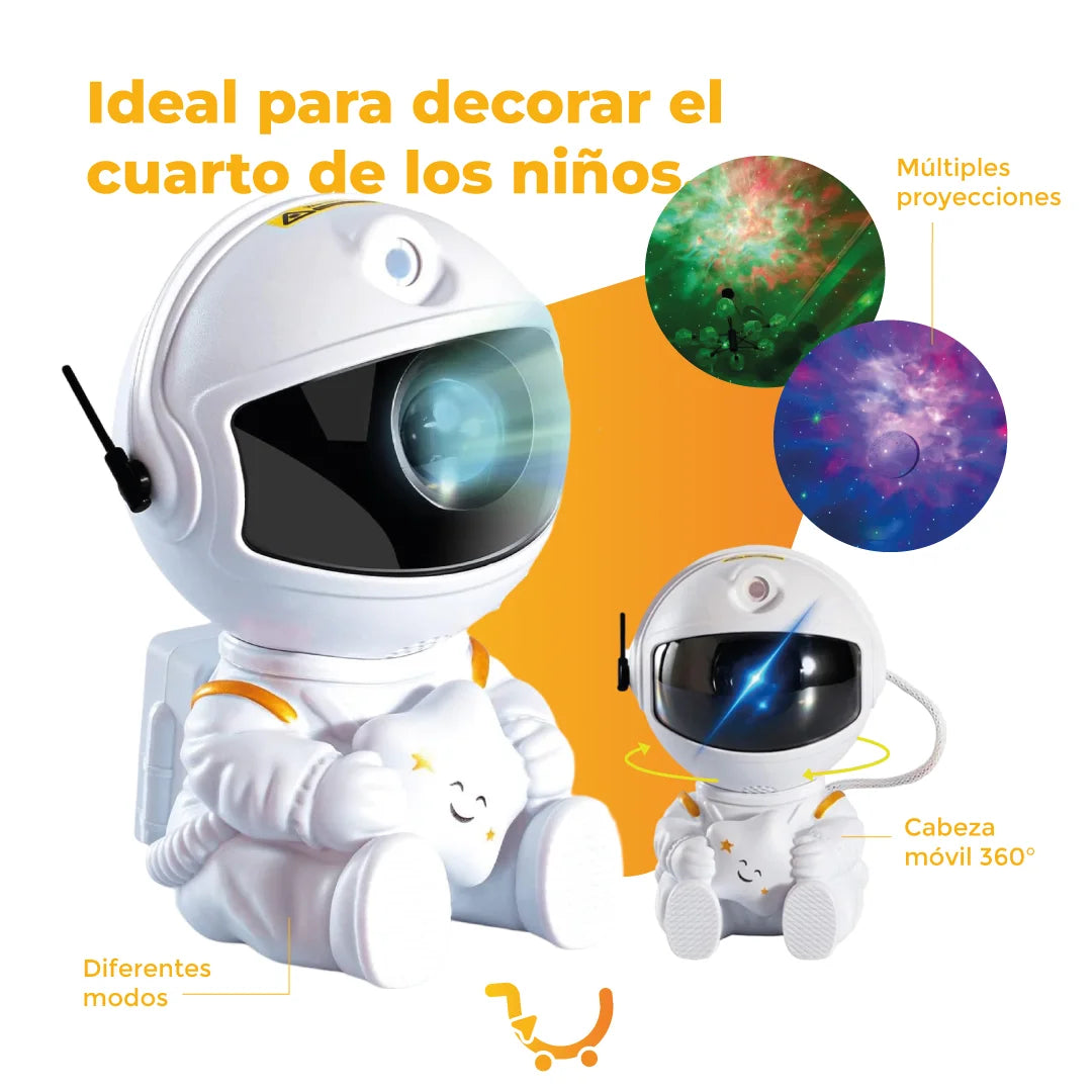 PROYECTOR ASTRONAUTA LAMPARA DECORACION