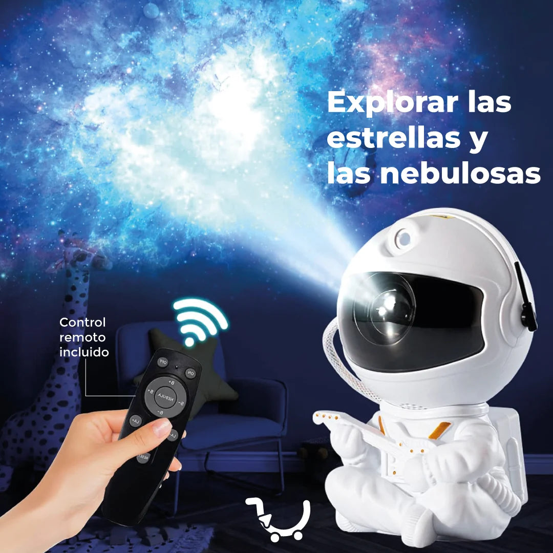 PROYECTOR ASTRONAUTA LAMPARA DECORACION