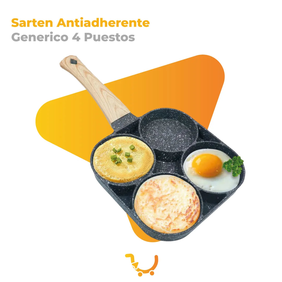 SARTEN ANTIADHERENTE GENERICO 4 PUESTOS