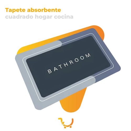 TAPETE ABSORBENTE CUADRADO HOGAR COCINA