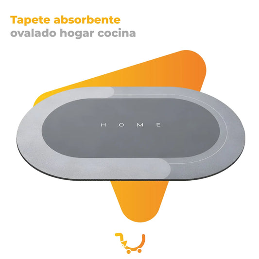 TAPETE ABSORBENTE OVALADO HOGAR COCINA