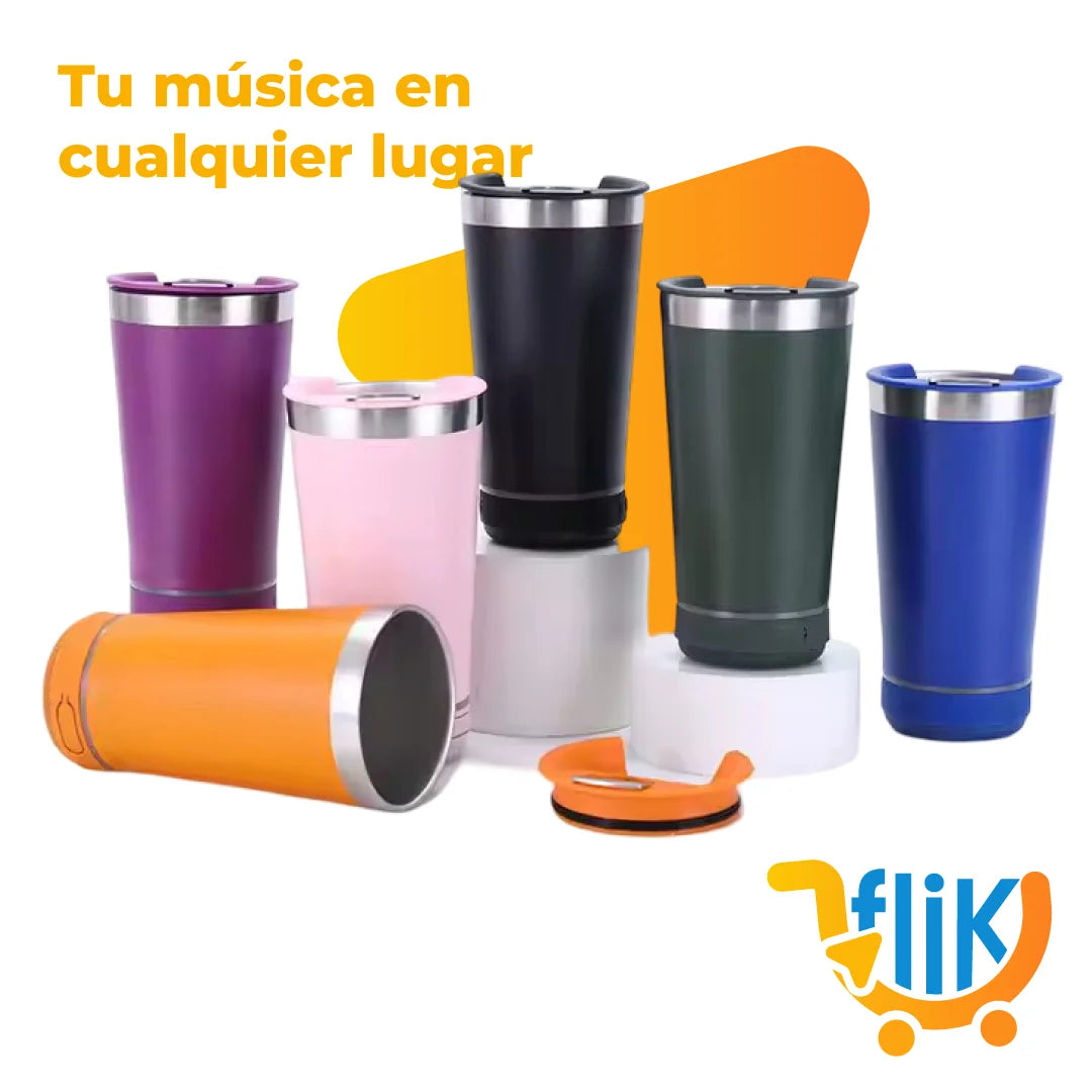 VASO TERMICO PARLANTE BLUETOOTH