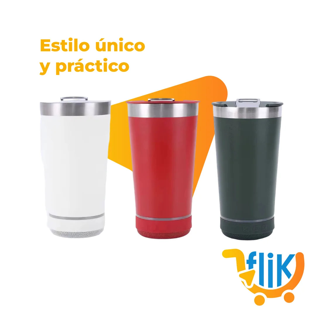 VASO TERMICO PARLANTE BLUETOOTH
